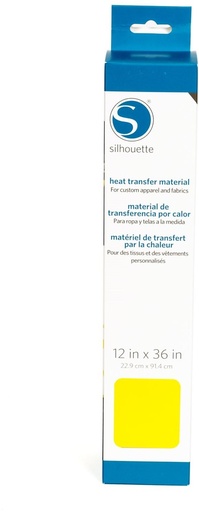 [S-HEAT-12SM-LEM] Silhouette Flex Heat transfer 30,5cm x 0,9m Lemon